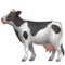 Cow emoji on Apple